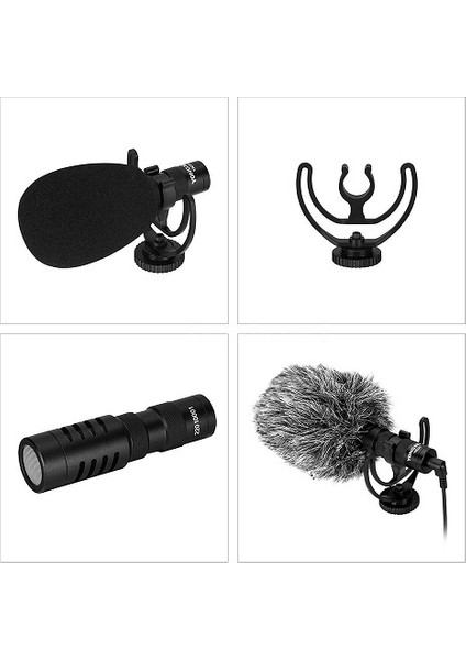 YN220 Rüzgarlıklı Cardioid Shotgun Mikrofon