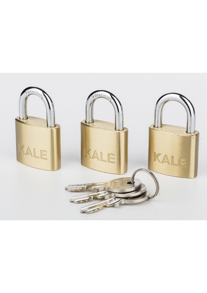 BYKL203ORT Asma Kilit ( 3 adet master sistem )