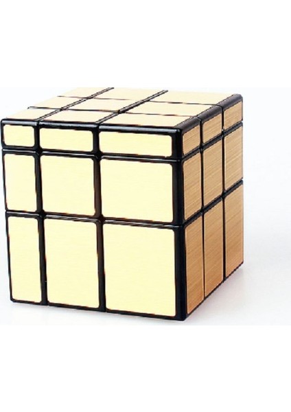 Aynalı Zeka Küpü 3 x 3 x 3 Eğitici Oyuncak Altın Mirror S Cube