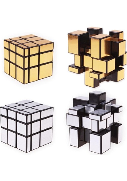 Aynalı Zeka Küpü 3 x 3 x 3 Eğitici Oyuncak Altın Mirror S Cube modelleri