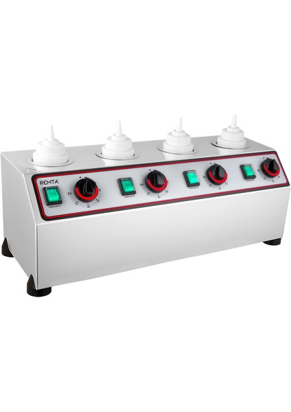 4'lü Isıtıcılı Bidonlu Sosluk - Sc5