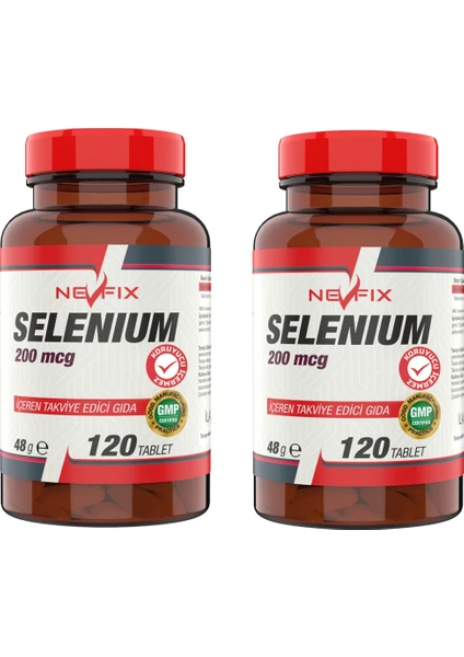 Selenyum 200 Mcg 120 Tablet x 2 Kutu 240 Tablet