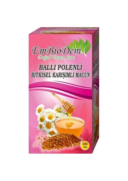 Ballı Polenli Macun 450 gr