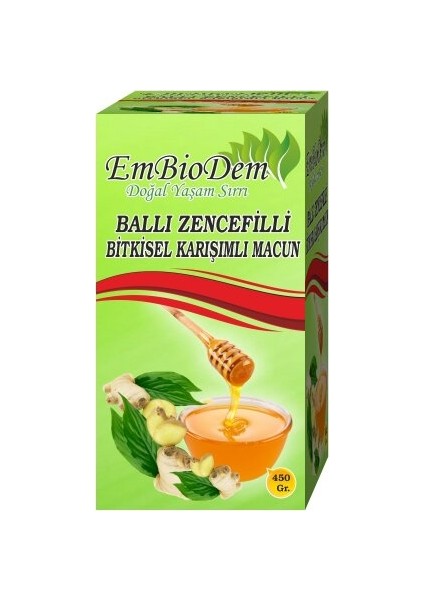 Ballı Zencefilli Macun 450 gr