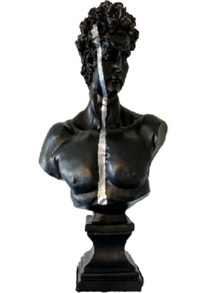 Davut Büst Heykel Gümüş Döküm