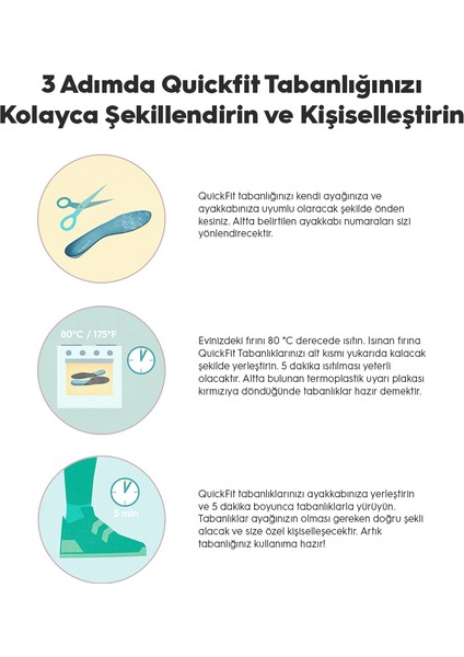 Quickfit Control Ortopedik Tabanlık indirimleri