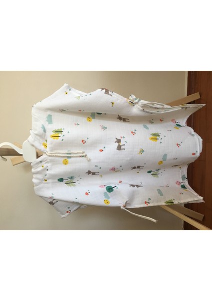 Bambi Figürlü Müslin Panço fiyatları