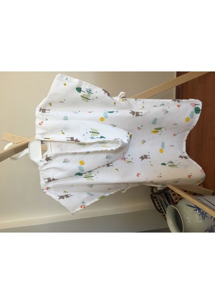 Bambi Figürlü Müslin Panço modelleri