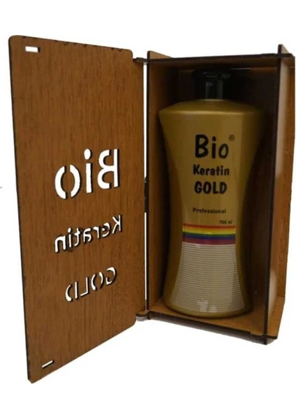 Gold Ahşap Kutulu Brezilya Keratin 700 ml