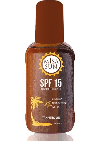 Sun Spf 15 Bronzing Protective Oil 200ml