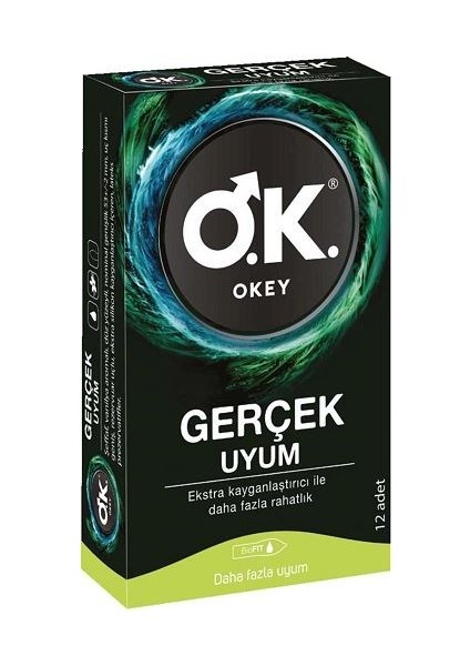 Gerçek Uyum Prezervatif 12'li
