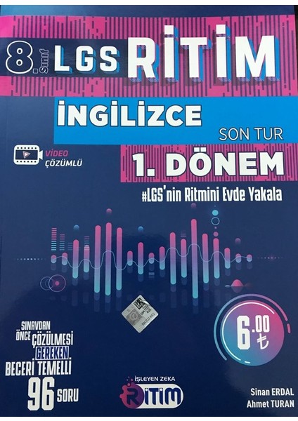 8. Sınıf LGS 1. Dönem İngilizce Ritim Son Tur - Ahmet Turan