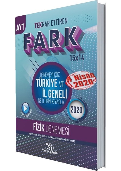 AYT Fizik Fark Tekrar Ettiren 15 X 14 Denemesi