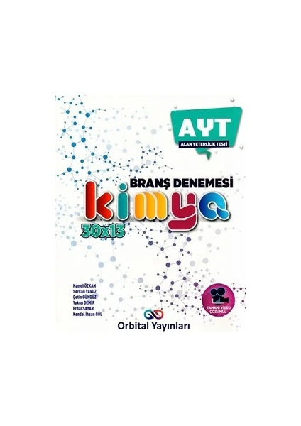 Orbital Yayınları AYT Kimya 30 x 13 Branş Denemesi