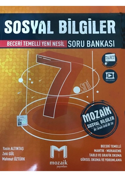 7. Sınıf Sosyal Bilgiler Soru Bankası 2025