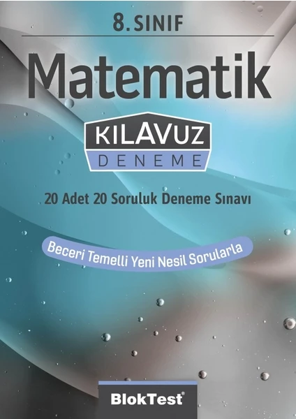 Bloktest Yayınları 8. Sınıf Matematik Kılavuz Deneme