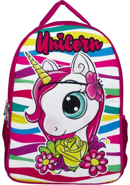 Sevimli Unicorn Kız Çocuk İlkokul Sırt Çantası