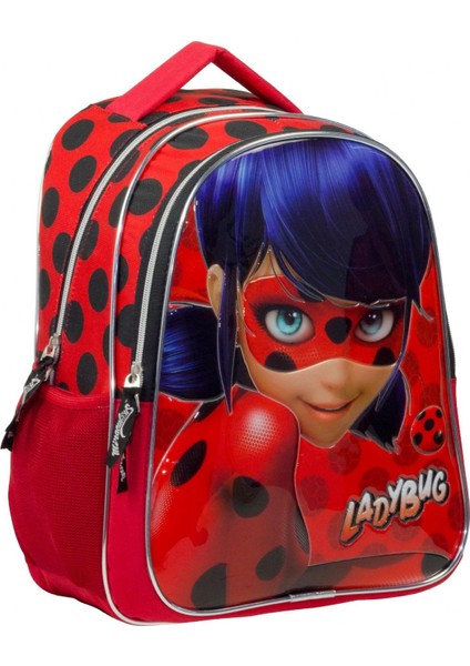 Miraculous Lady Bug Kabartmalı İlkokul Sırt Çantası Kız Çocuk
