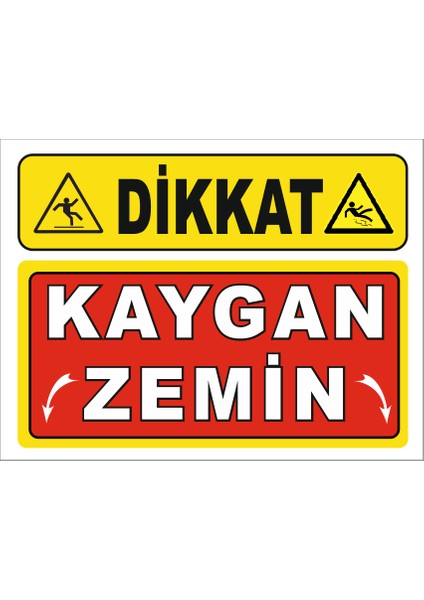 Kaygan Zemin Uyarı Levhası