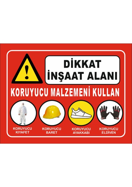 Koruyucu Malzemeni Kullan Levhası