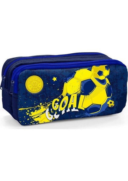 Kids Futbol Lacivert Sarı Erkek Çocuk Kalem Çantası 12046