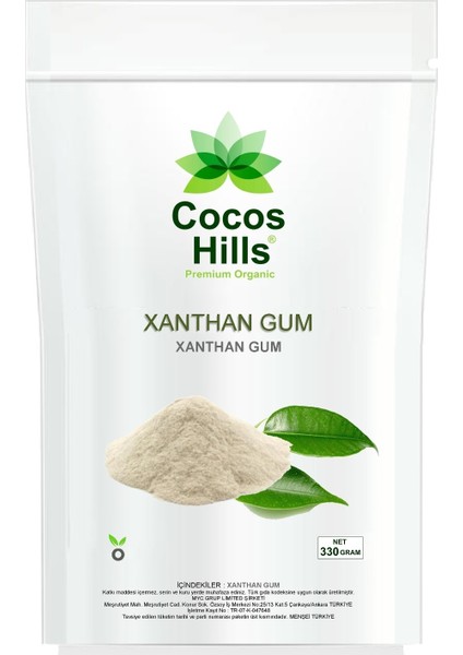 Xanthan Gum Gluten Free ( Glütensiz Ksantan Gam ) 330 Gram