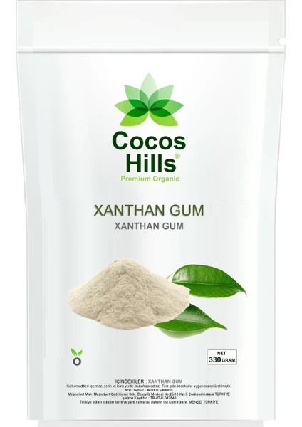 Cocos Hills Xanthan Gum Gluten Free ( Glütensiz Ksantan Gam ) 330 Gram