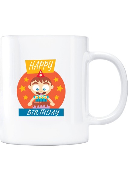 Kupa Bardak Happy Birthday