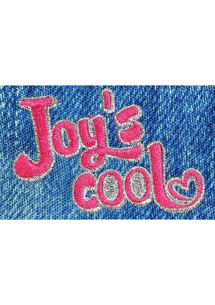 Joy's Cool Kız Çocuk Aynalı Denim İlkokul ve Günlük Sırt Çantası