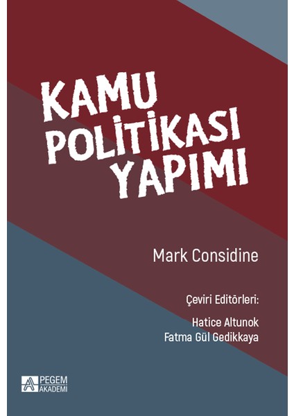 Kamu Politikası Yapımı - Abdullah Aydın
