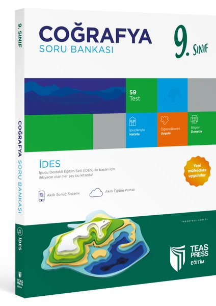 Teas Press Yayınları Ides 9. Sınıf Coğrafya Soru Bankası