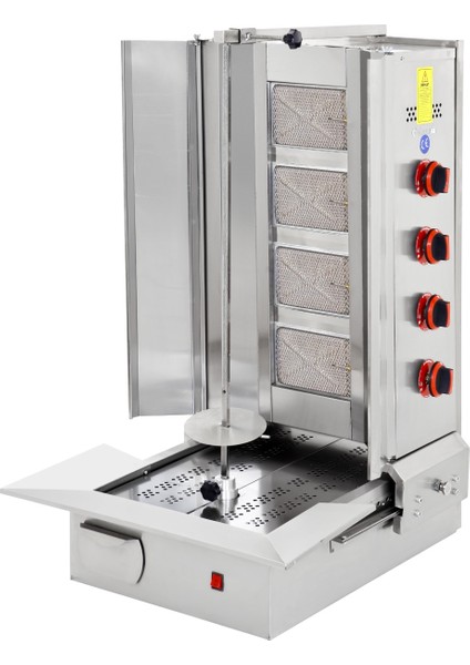 4'lü Alttan Motorlu Gazlı Döner Ocağı Hmk-Amdng 4