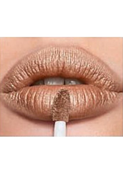 True Creme Metallic Mat Likit Ruj Metallic Nude