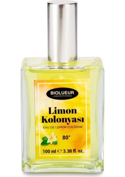 Biolueur Limon Kolonyası 80° Sprey, 100 ml