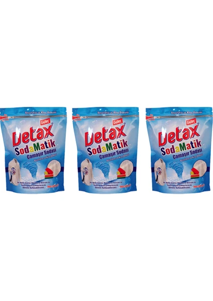 Detax Soda Matik 500 gr 3 Adet