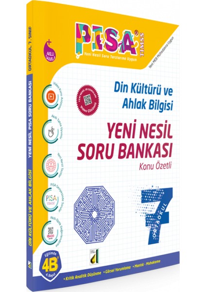 Pisa Din Kültürü ve Ahlak Bilgisi Yeni Nesil Soru Bankası - 7. Sınıf