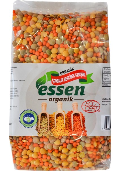 Organik Çorbalık Mercimek Karışımı 500 gr