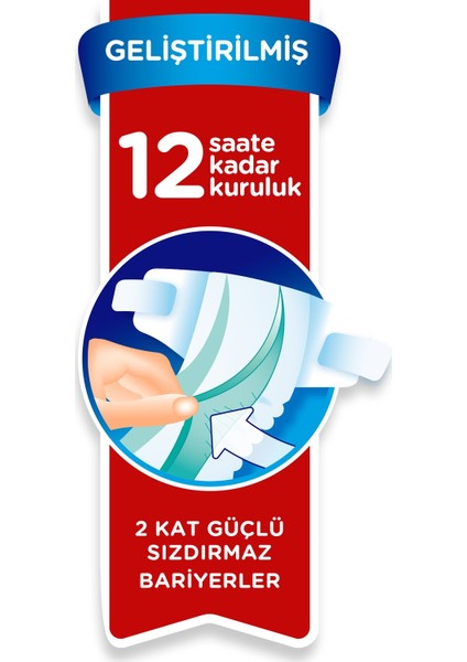 Bebek Bezi 7 Beden Fırsat Paketi 15+ Kg (4*34) 136