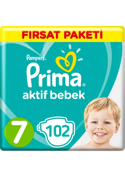 Bebek Bezi 7 Beden Fırsat Paketi 15+ Kg (3*34) 102