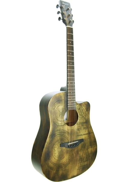 Akustik Gitar Otantik Kahve SGA41BR