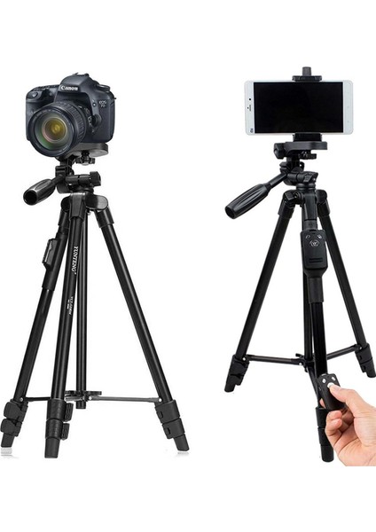Tripod 3388 146 cm Telefon ve Dslr Bluetooth Kumandalı