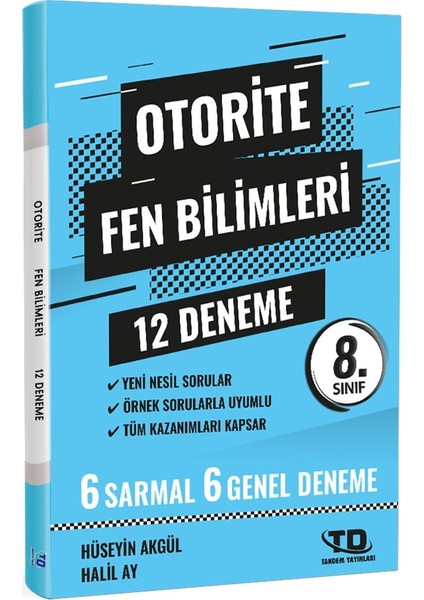 Tandem Yayınları 8. Sınıf Otorite Fen Bilimleri 12 Deneme