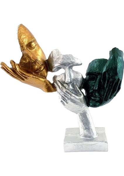 Görmedim Duymadım Bilmiyorum Üçlü Mask Biblo