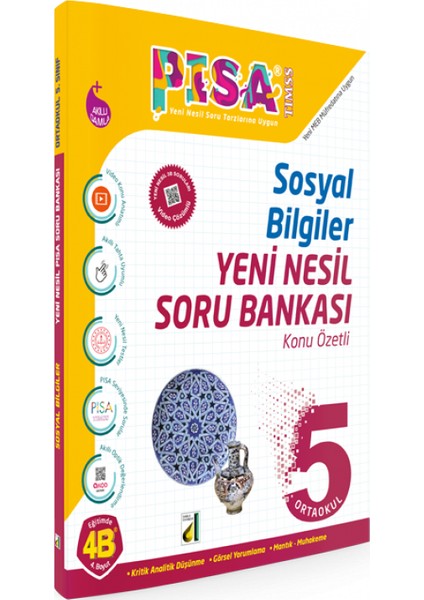 Pisa Sosyal Bilgiler Yeni Nesil Soru Bankası - 5. Sınıf
