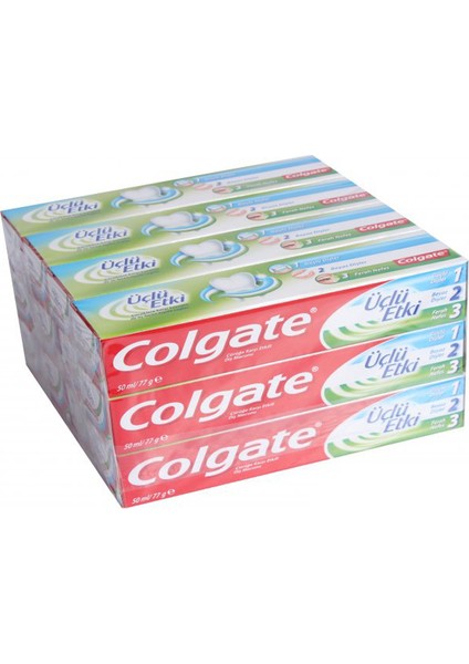 3'lü Etki 50ml Nane Ferah - 12'li Paket fiyatları