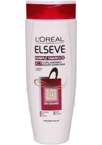 Şampuan 520ml Tot Repaır 2in1 (Komple Onarıcı 5)-6'lı Koli