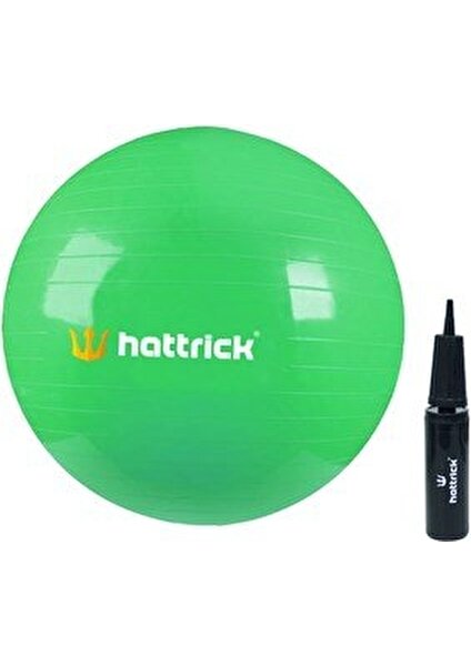 Hattrıck HB65 Pilates Topu 65 cm + Pompa - Yeşil