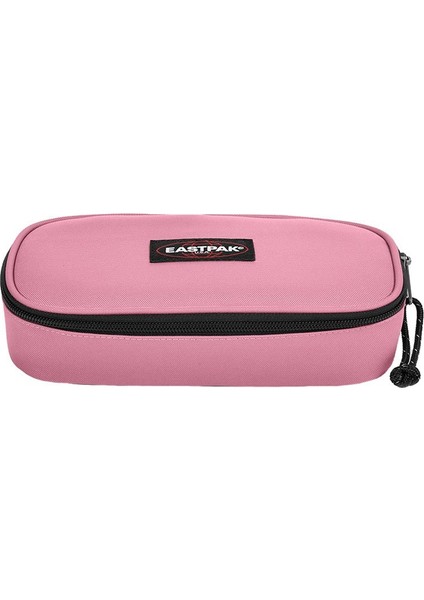 Oval Single Crystal Pink Kalem Çantası