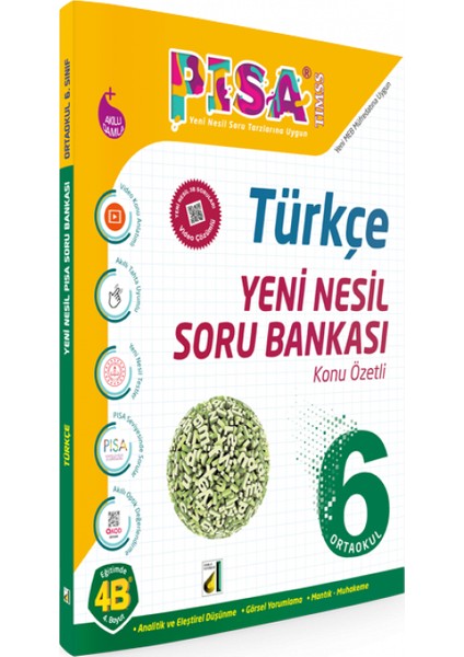 Pisa Türkçe Yeni Nesil Soru Bankası - 6. Sınıf