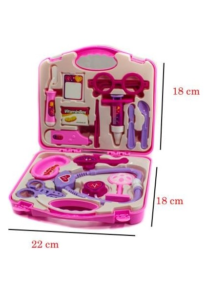 Mega Oyuncak Çantalı Doktor Seti Medical Play Set 01370